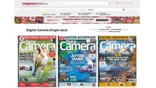 Magazines Direct home page for buying single issues of Digital Camera magazine