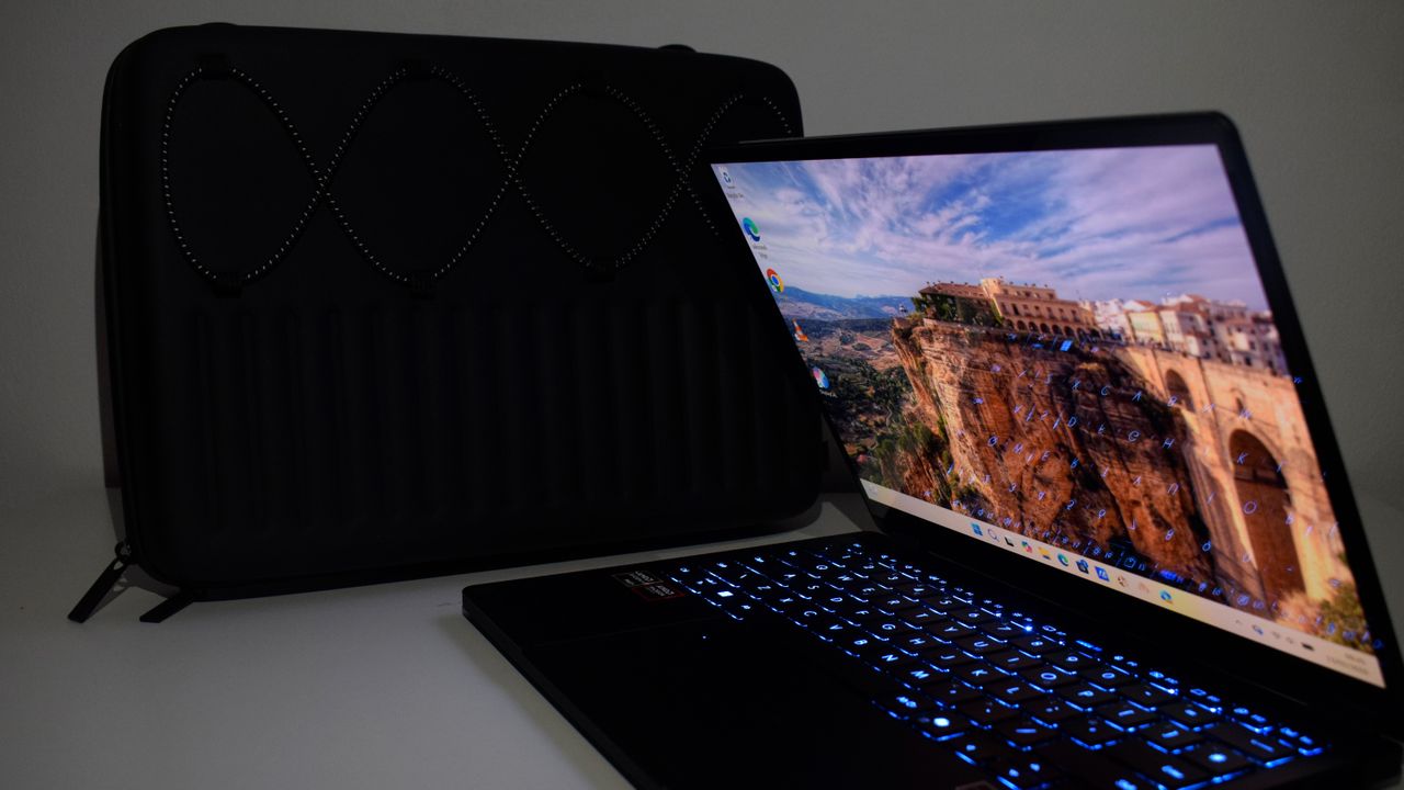 The Asus ProArt PX13 GoPro Edition on a desk