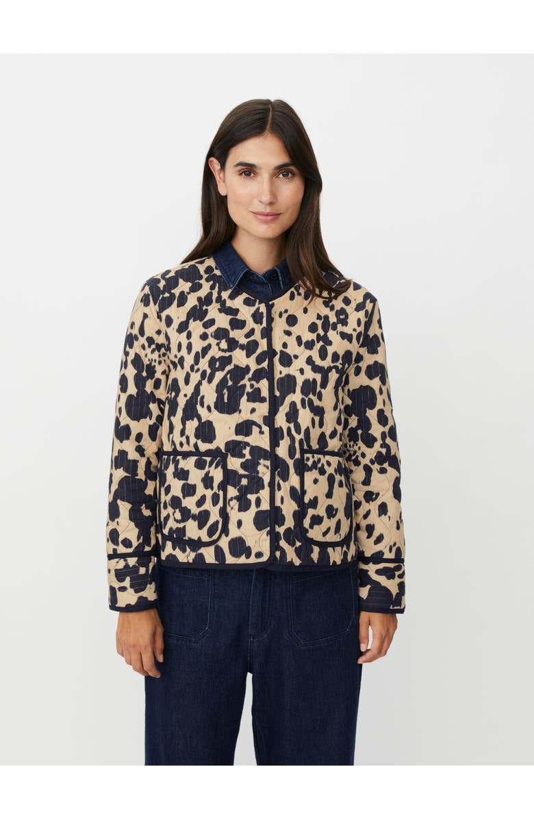 Javira Long Sleeve Animal Print Jacket