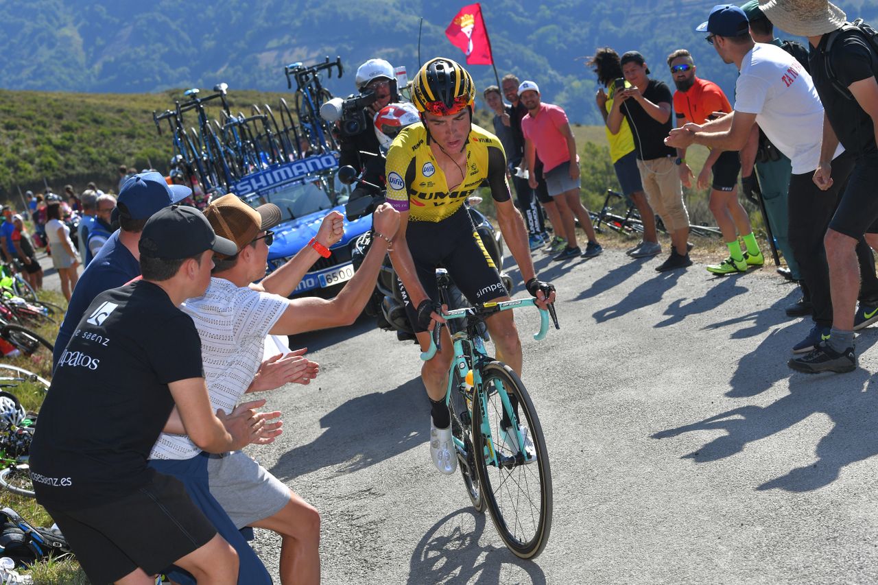 Sepp Kuss (Jumbo-Visma) on his way to winning stage 15