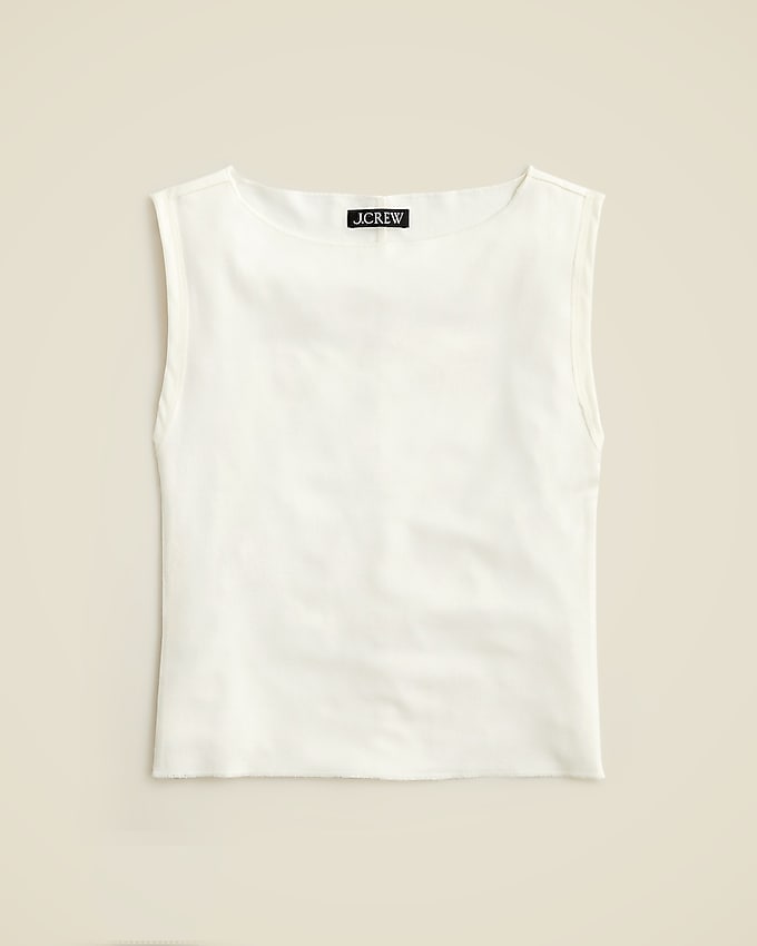 Refined Rib Shell Tank Top