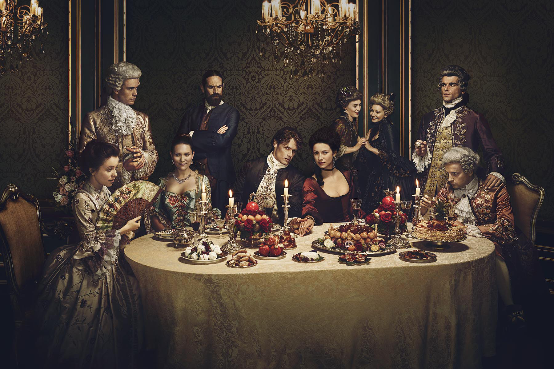 The cast of Outlander.