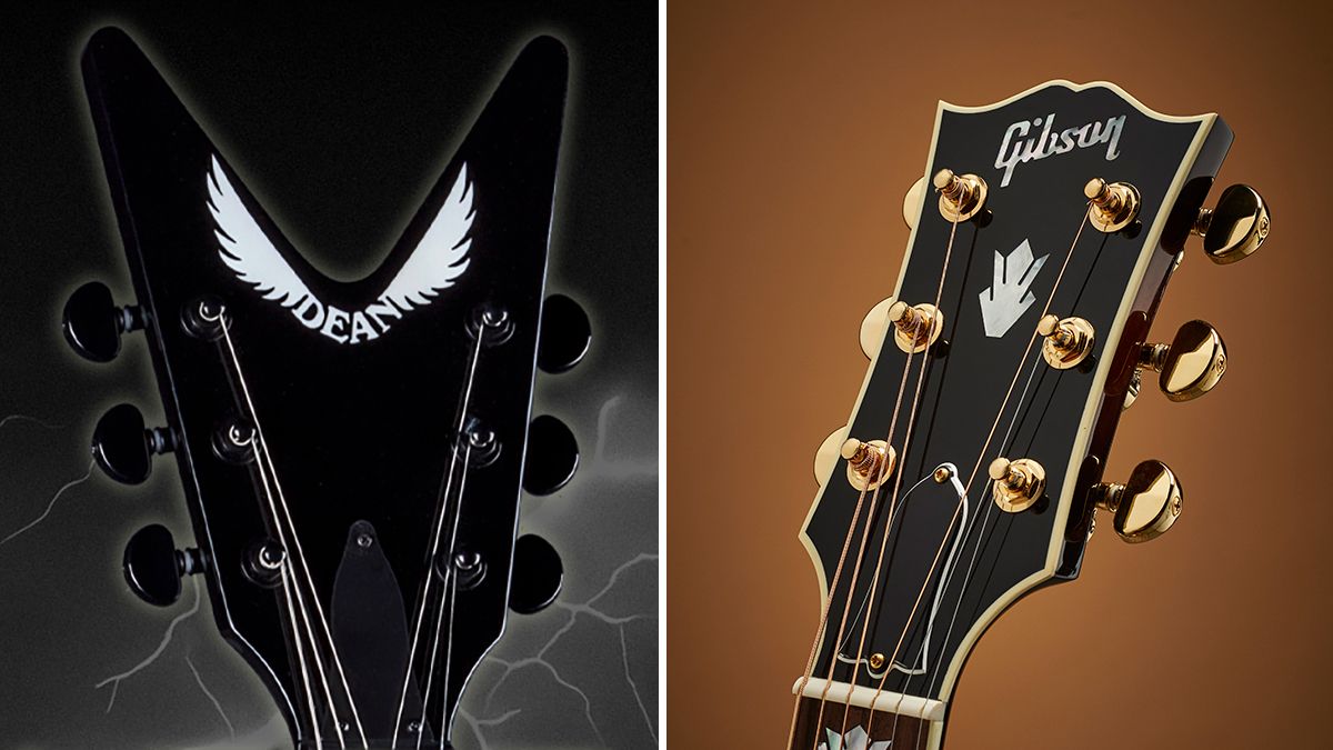 Dean Guitars and Gibson headstocks