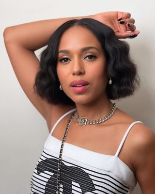 Kerry Washington sporting a "princess bob"