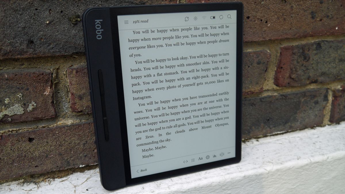 Kobo Forma review TechRadar
