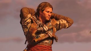 AC Black Flag Resynced Edward removing his hood