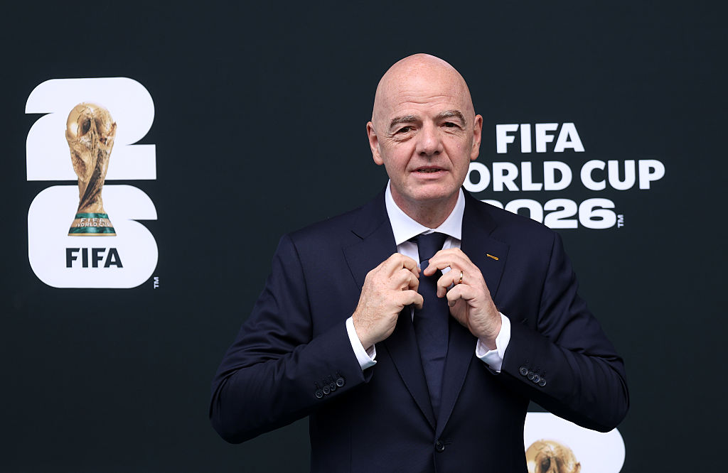 FIFA President Gianni Infantino arrives at the FIFA World Cup 2026
