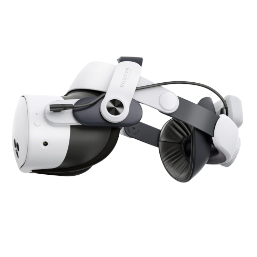 Render of the BOBOVR M3 Pro elite strap attachment for the Quest 3 and 3S.