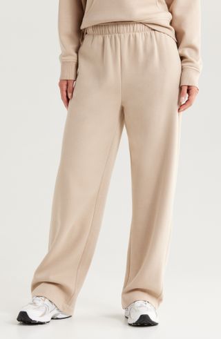 Zella, Cloud Fleece Straight Leg Sweatpants