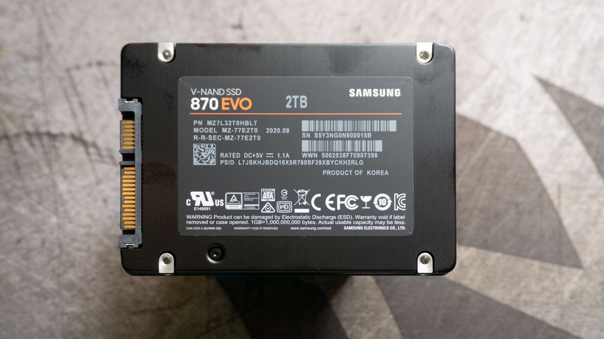Samsung 870 Evo SSD review TechRadar