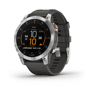 A photo of the Garmin Epix 2 smart watch