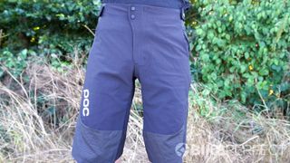 POC Resistance Enduro Shorts being worn by a rider