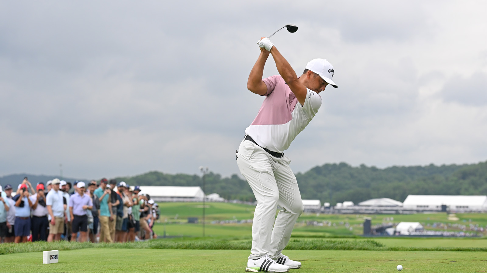 Xander Schauffele using his Callaway Apex UW at the 2025 US Open