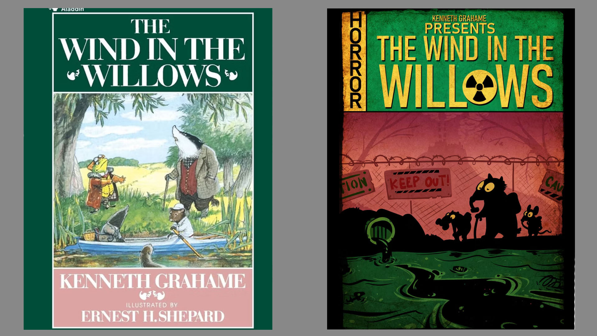 The Wind in the Willows book covers