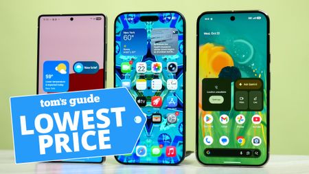 Displays of iPhone 17 Pro Max, Galaxy S25 Ultra, and Pixel 10 Pro XL