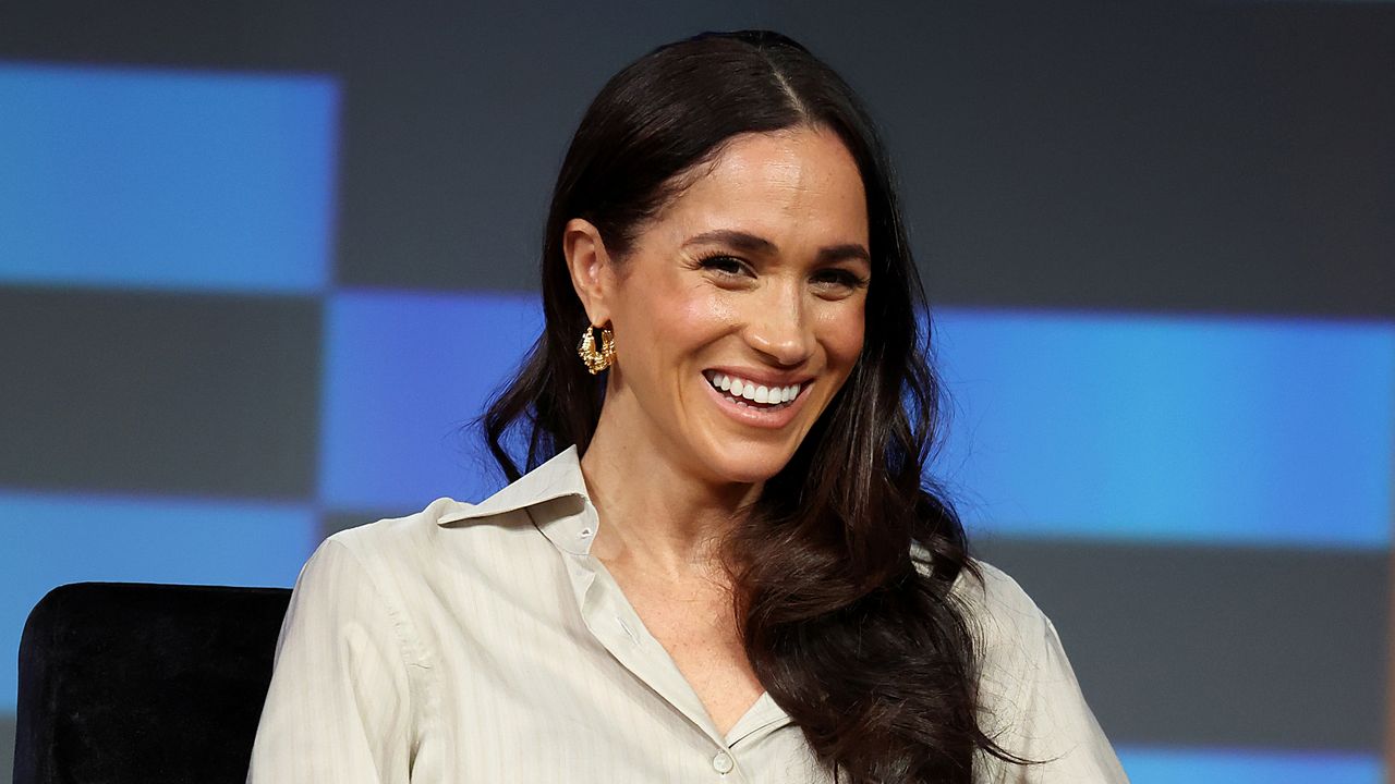 Meghan, Duchess of Sussex speaks onstage during the Breaking Barriers, Shaping Narratives: How Women Lead On and Off the Screen panel during the 2024 SXSW Conference and Festival 