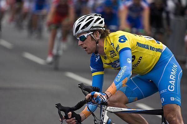 Bradley Wiggins (Garmin Slipstream) stayed near the front the whole day.