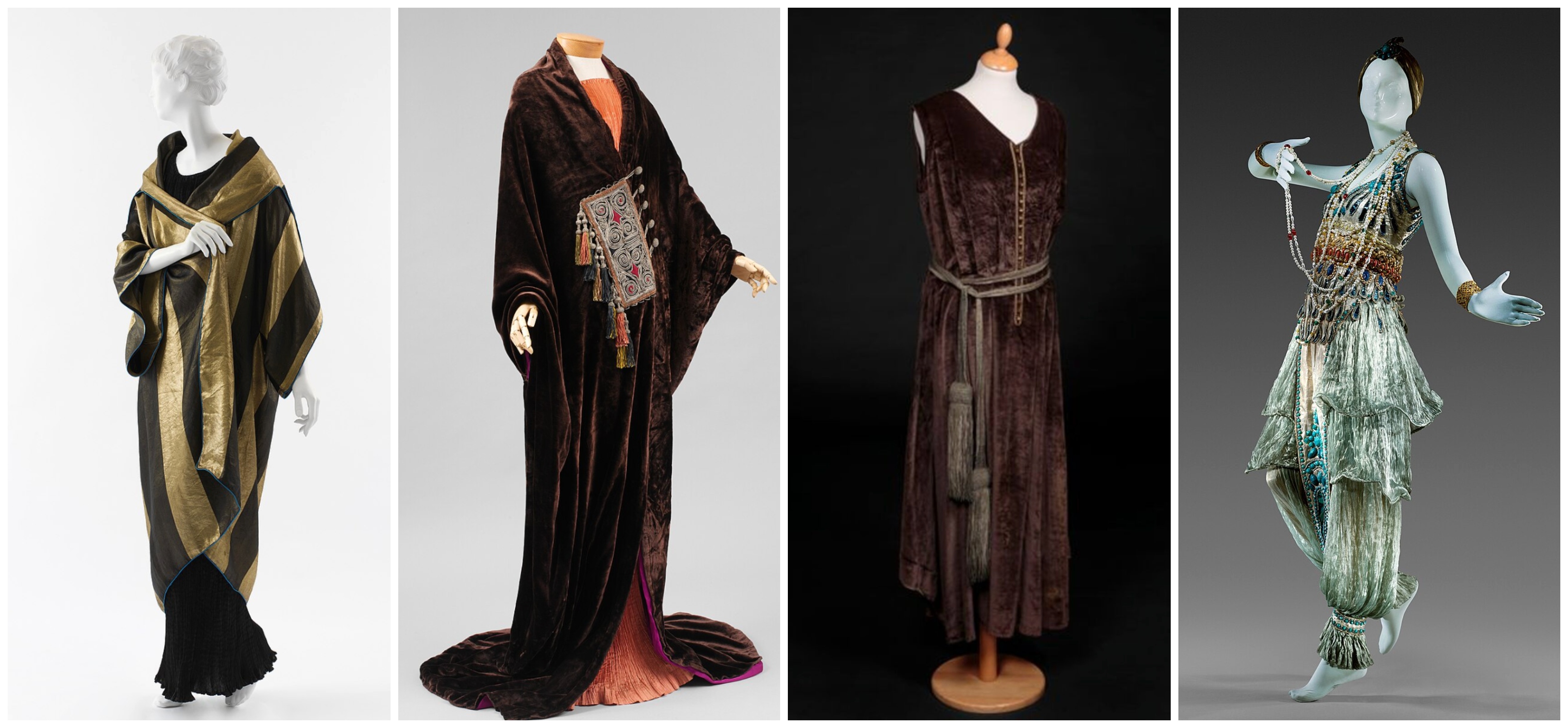 collage of poiret designs