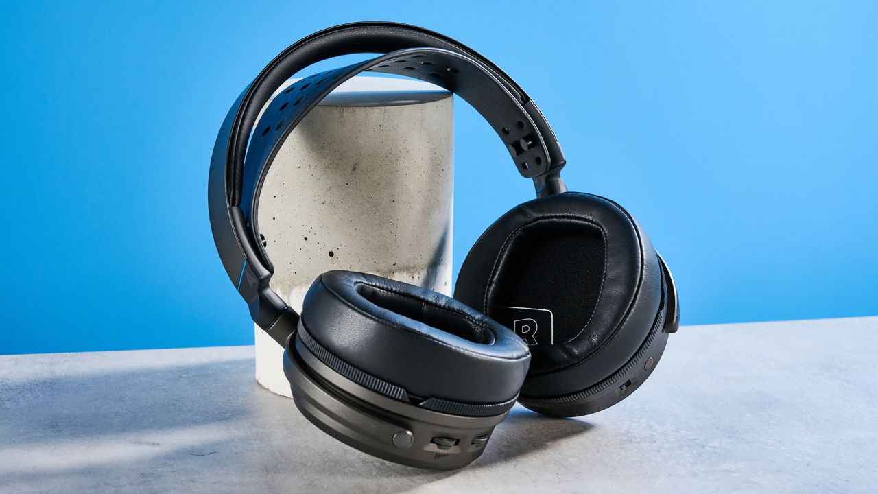 Audeze Maxwell 2 against a blue background