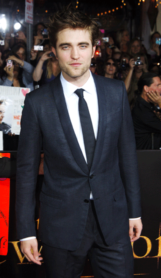 Robert Pattinson at the New Moon LA premiere
