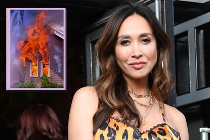 main image Myleene Klass and drop in of a house fire