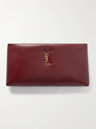 Calypso Long Padded Leather Pouch