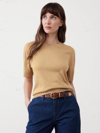 Forever Short-Sleeve Sweater