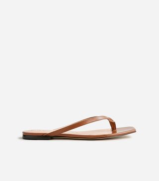 J.Crew, New Capri Thong Sandals in Leather