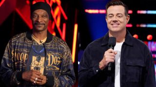 Snoop Dogg and Carson Daly on The Voice.