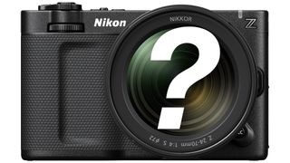 Nikon ZR product image with question mark over the lens