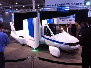 Terrafugia's Transition makes its debut at the New York International Auto Show.