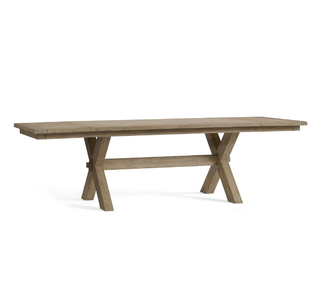 extendable wood dining table