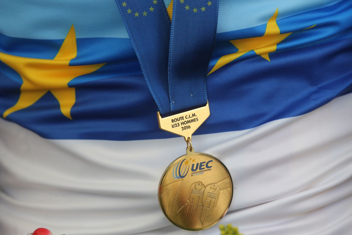 The European Champion's gold medal