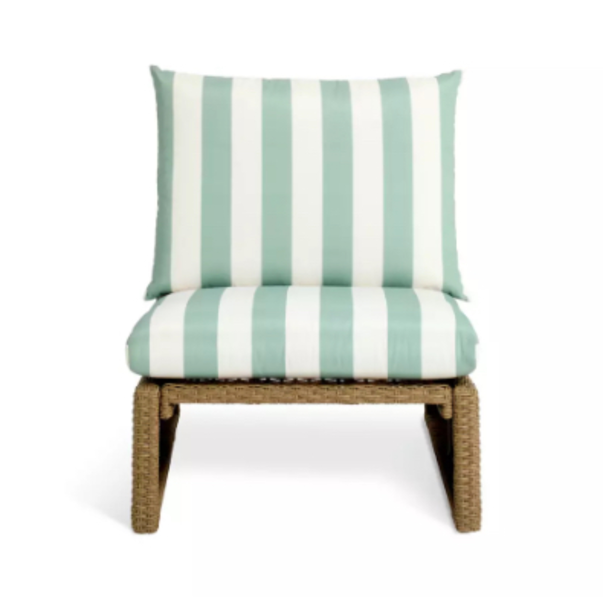 Habitat , Ivy Stripe Rattan Accent Chair