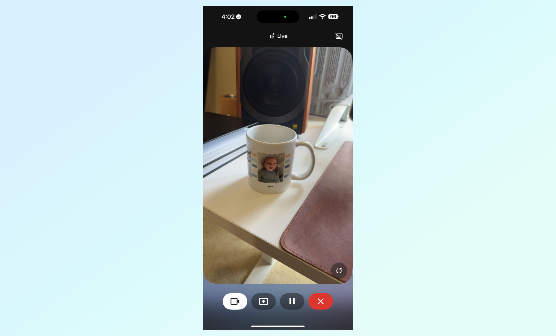 Gemini Live screenshot