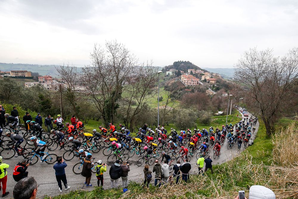 Scenery along the route of stage 5 at Tirreno-Adriatico