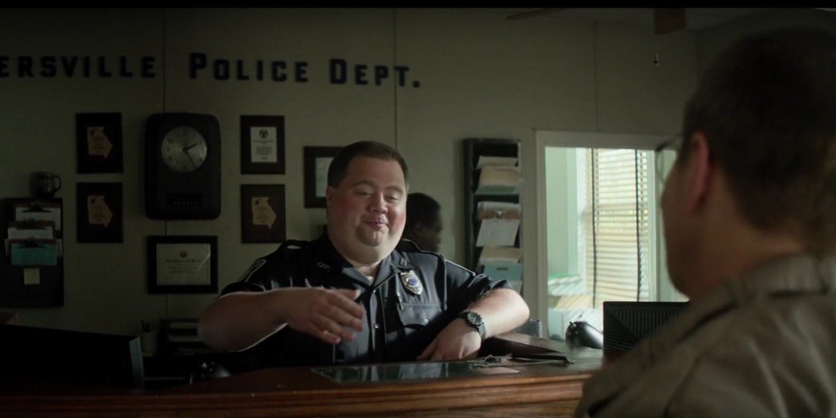 Sam Rockwell and Paul Walter Hauser in Richard Jewell