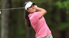 Kiara Romero takes a shot at the Augusta National Women's Amateur