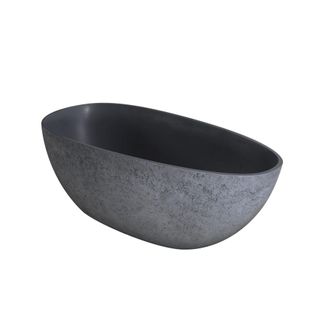 stone bathtub from home depot on a white background