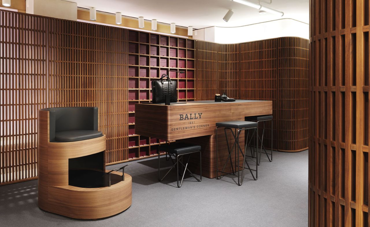 Tonight Bally opens its impressive New Bond Street London store, designed by David Chipperfield