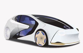 Toyota Concept -1- futuristic car