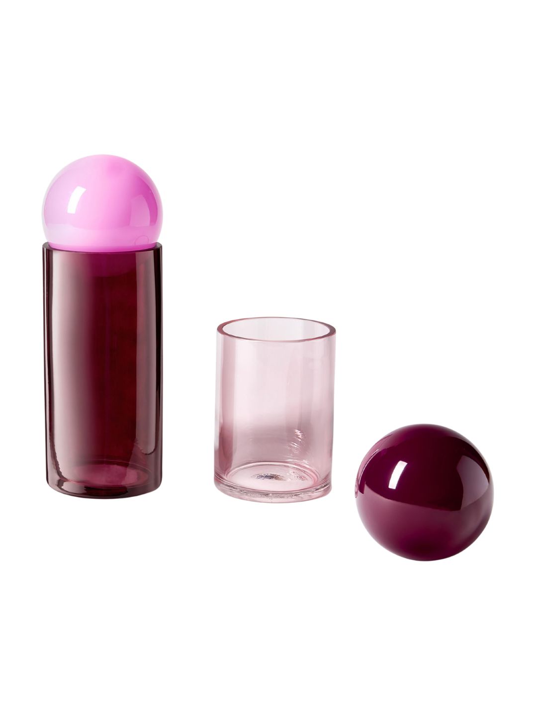 Westwing Collection, Glass Jewellery Jars Tarli, Set of 2