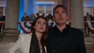 Keri Russell and Rufus Sewell in The Diplomat