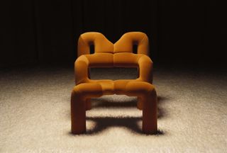 Varier Ekstrem chair in orange