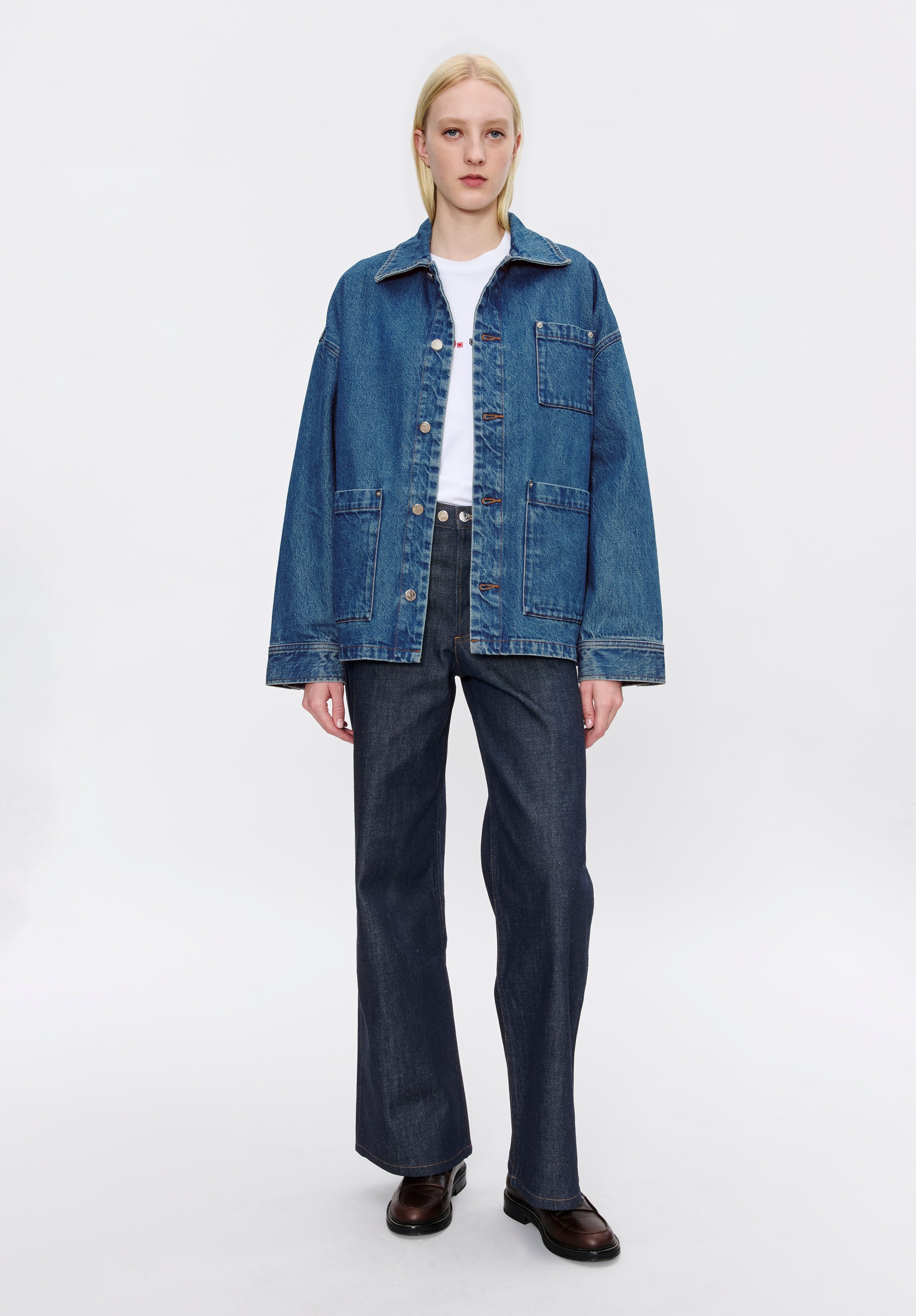 The Denim Unisex Jacket (w)
