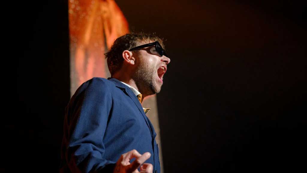 Damon Albarn onstage