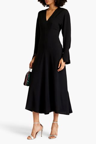 Black dress with long sleeves