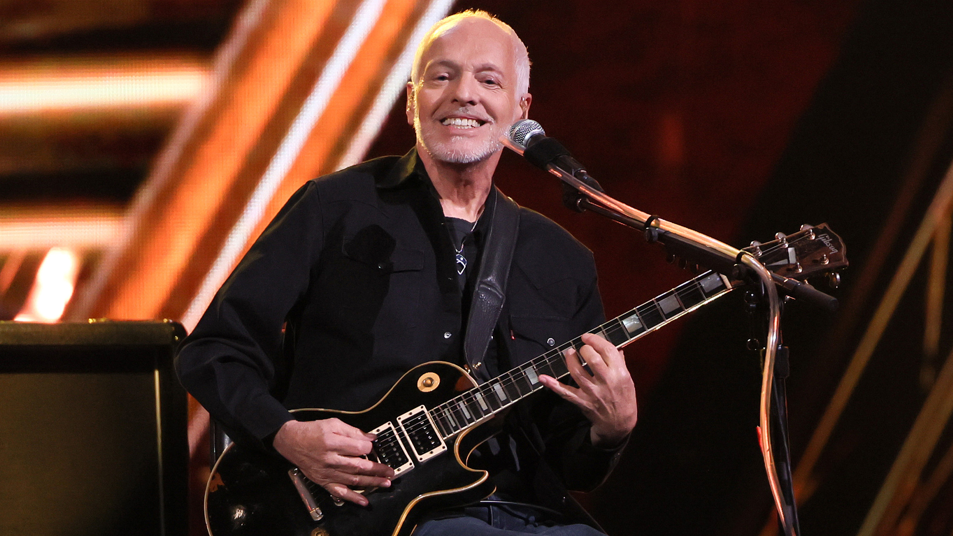 Inductee Peter Frampton performs onstage during the 2024 Rock & Roll Hall of Fame Induction Ceremony streaming on Disney+ at Rocket Mortgage Fieldhouse on October 19, 2024 in Cleveland, Ohio.