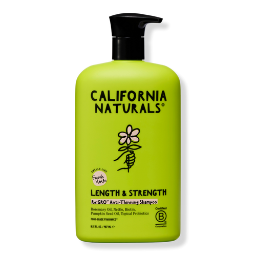 California Naturals, California Naturals Length & Strength Re:gro Anti-Thinning Shampoo, 16.5 Oz