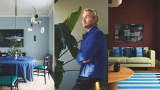 Compilation of images with Tom Morris centred